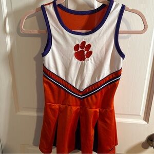 Kids Orange and White cheerleading dress Clemson tigers